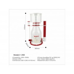 AquaBee COVE I-250 Protein Skimmer